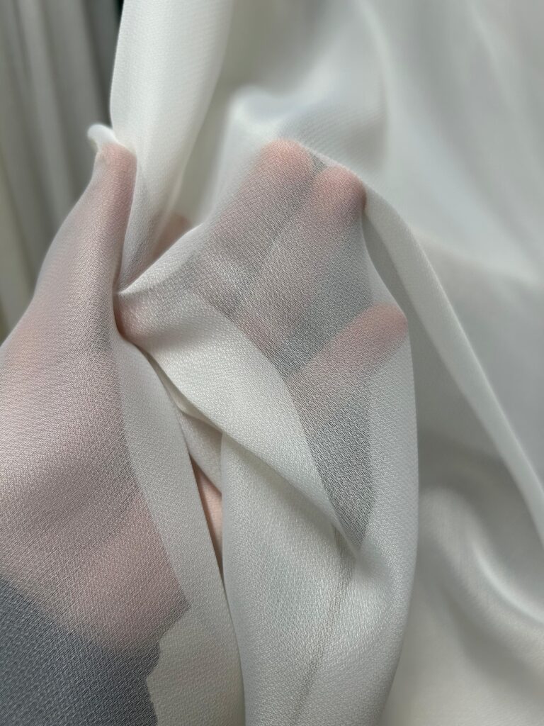 Perdea albă din in cu textură fină – Perdele Luxury
