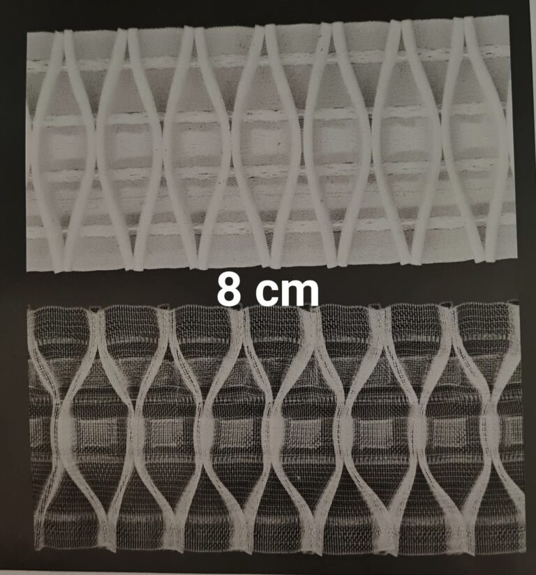 Bandă profesională de încrețire – 8 cm