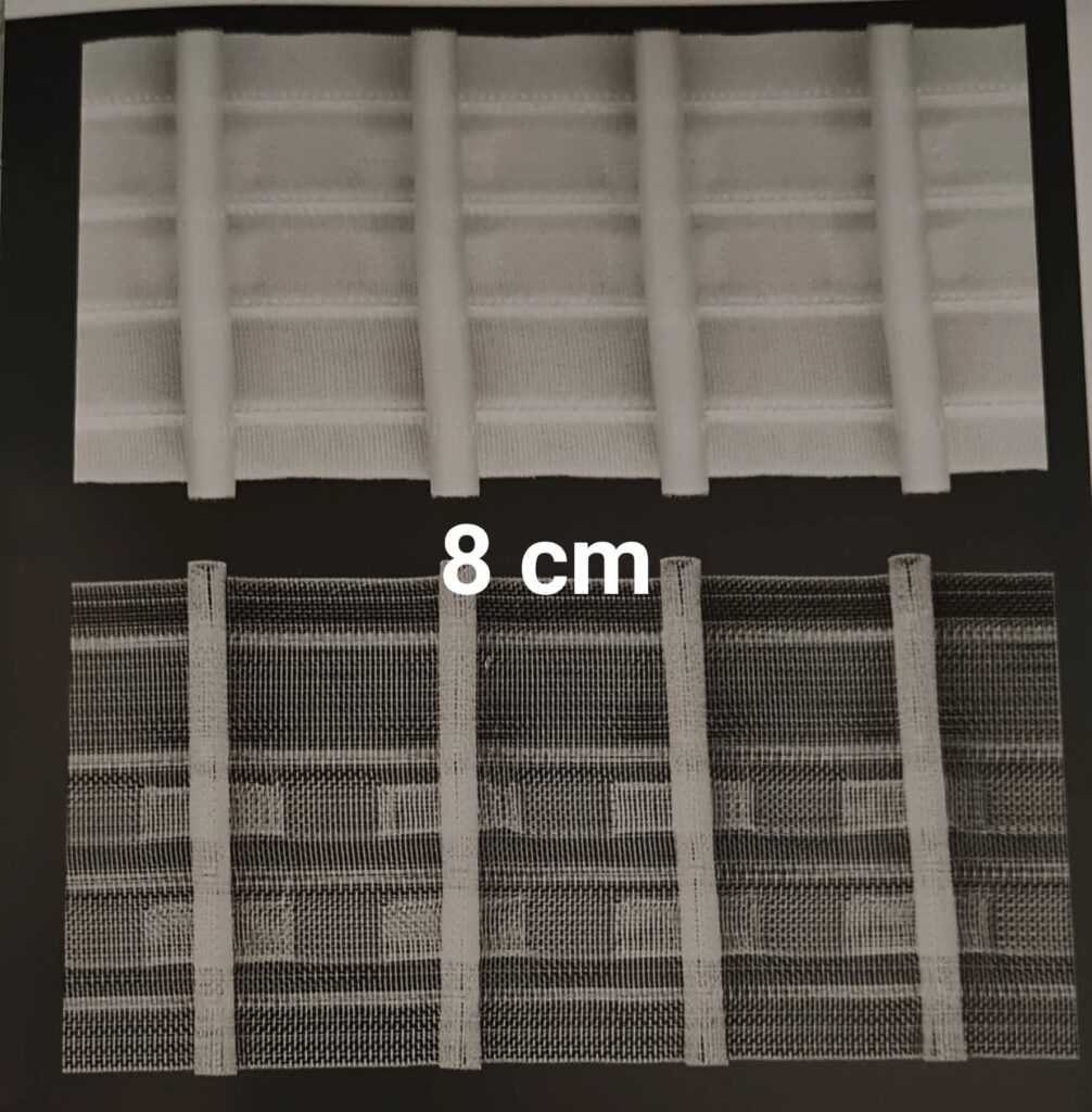 Bandă profesională de încrețire – 8 cm – imagine 4