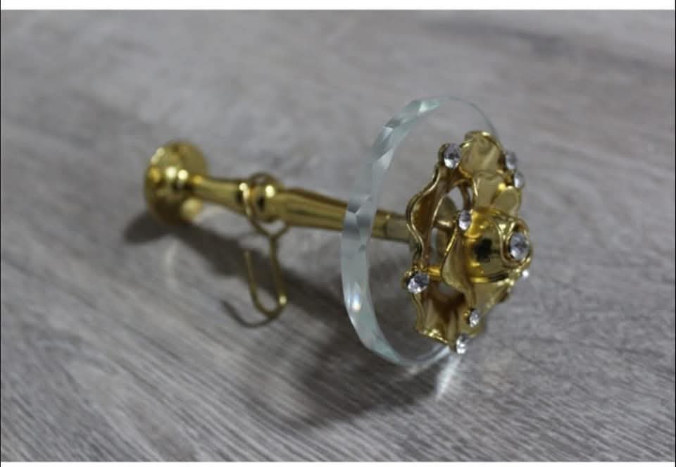 Cârlig decorativ pentru îmbrățișări – Crystal Gold – imagine 5