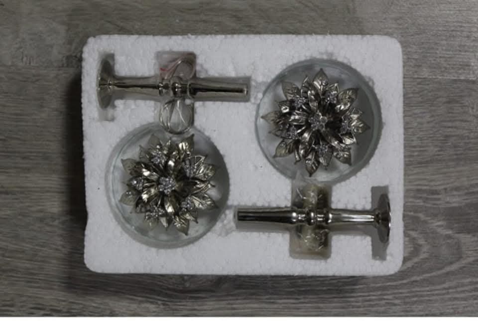 Cârlig decorativ pentru îmbrățișări – Crystal Gold – imagine 4