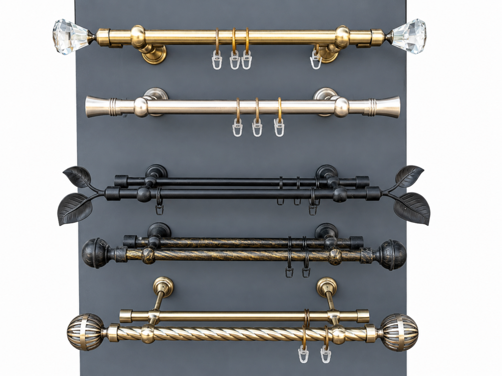 Galerie metalică decorativă – Model 03 – Perdele Luxury