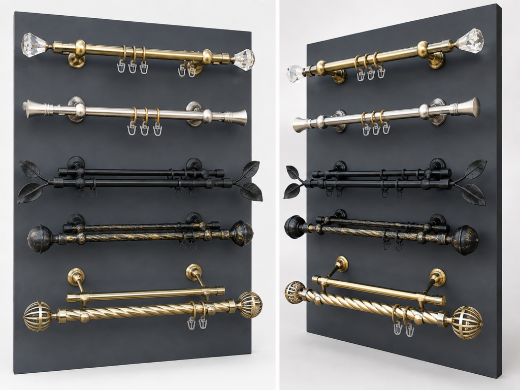Galerie metalică decorativă – Model 03 – Perdele Luxury