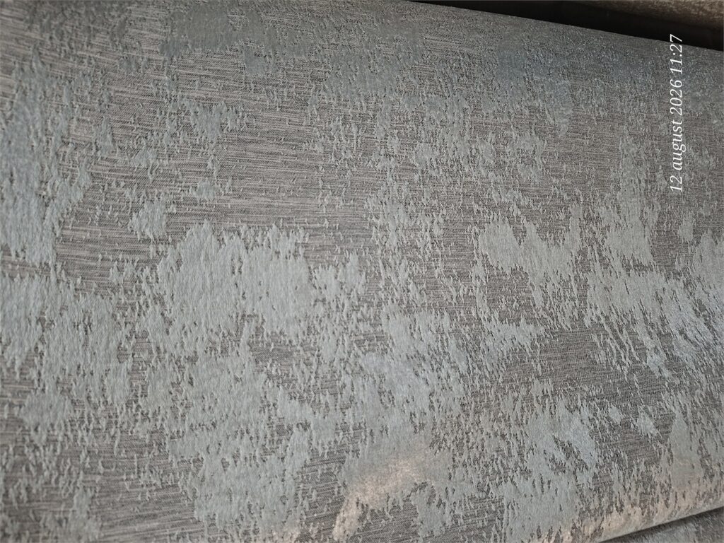 Draperie jacquard grej Siena realizată la comandă – detaliu textură