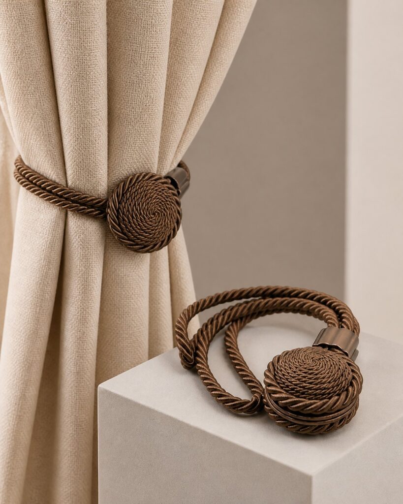 Îmbrățișare decorativă cu ciucure – Model 02