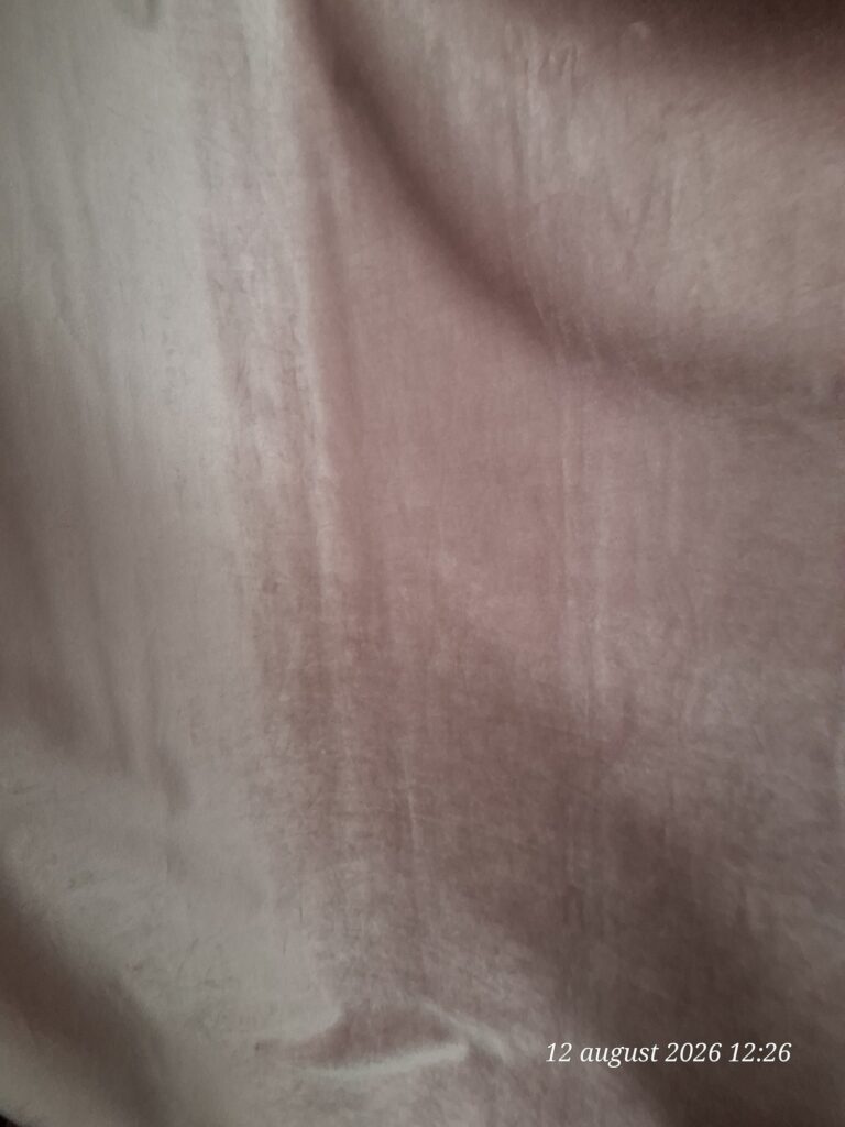 Draperie din catifea roz pudrat Blush